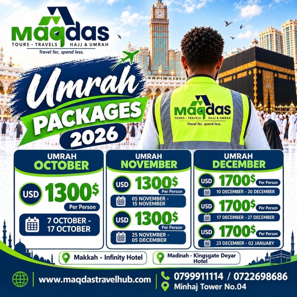 maqdas 2 umrah packages 2026