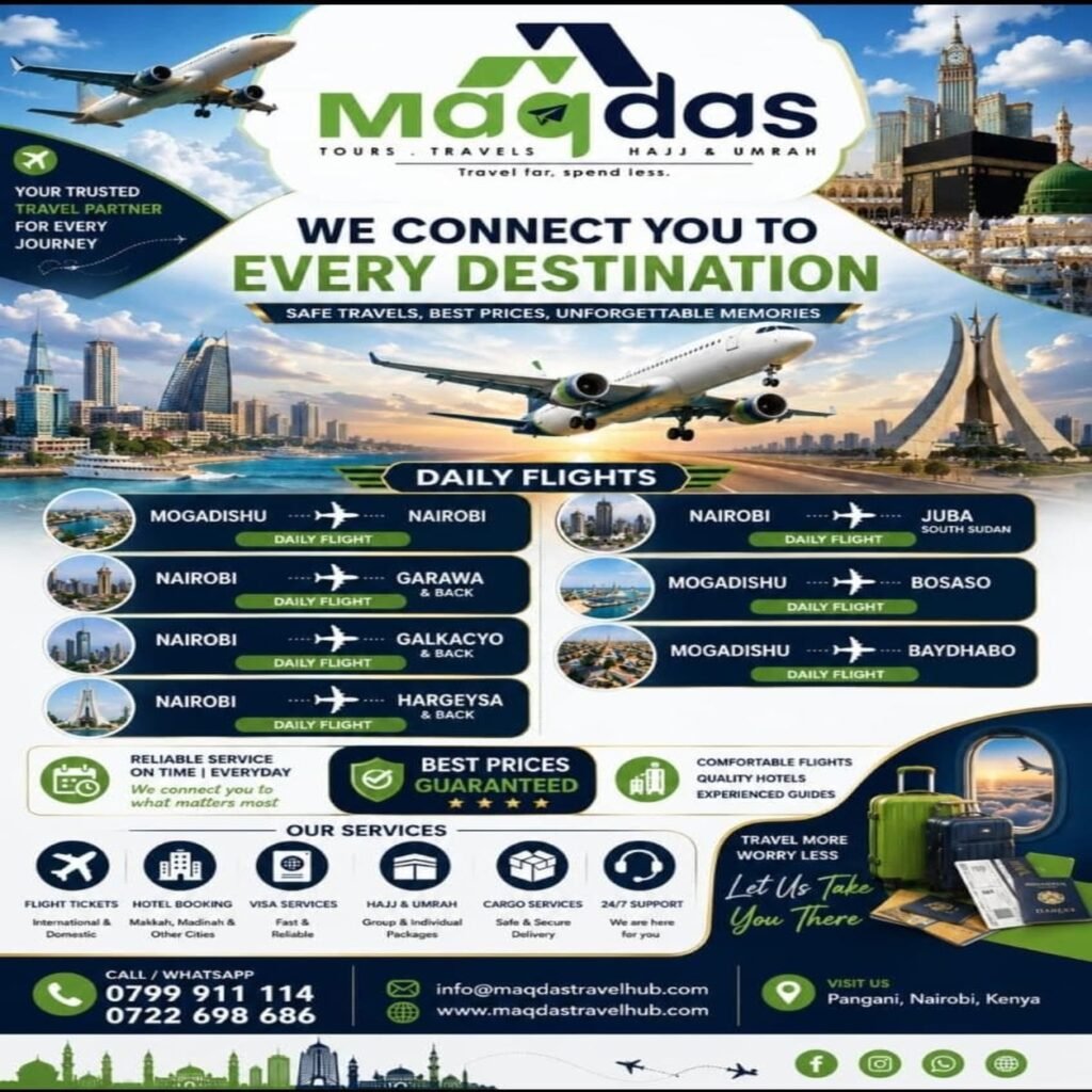 maqdas 3 daily flights stretched
